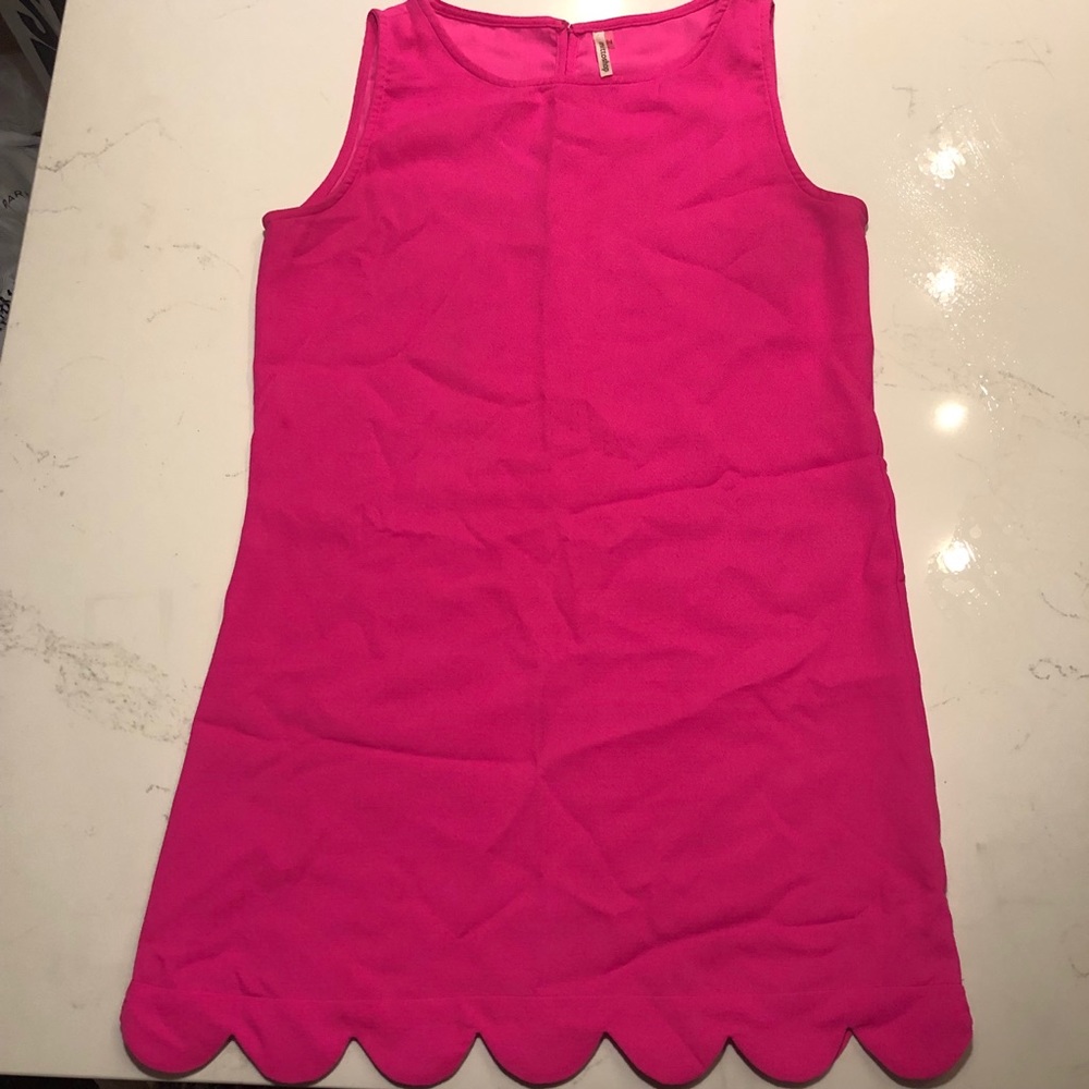 Hot Pink Shift Dress!